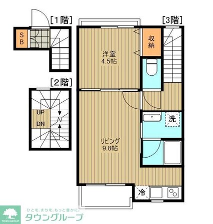 KINUTA HILLSの物件間取画像